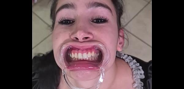 trendsFrench maid tries to drink her own piss with a lip retractor | funny